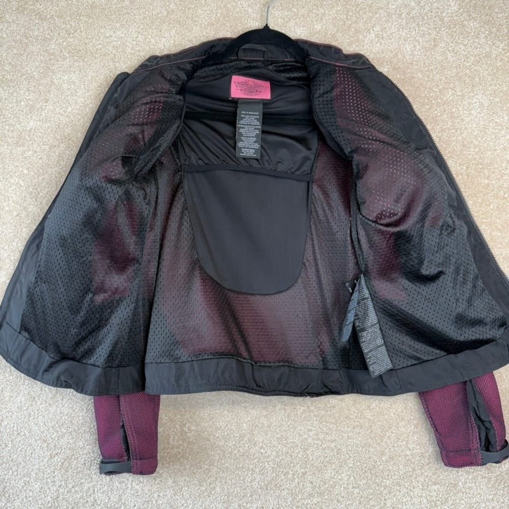 Harley Davidson Womens‎ Riding Jacket Size Small Pink Motorcycle Biker - Picture 7 of 11